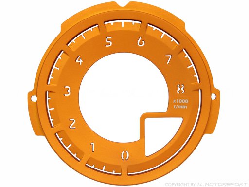 MX-5 Tachometer / Speedometer Dial Face Orange