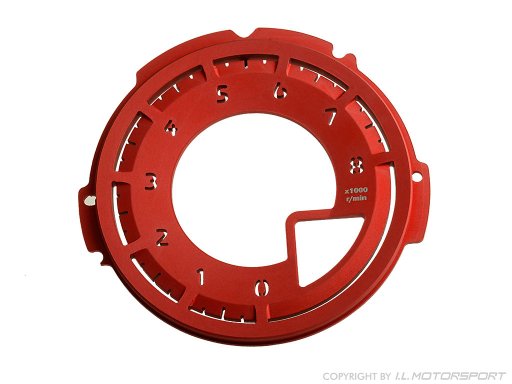 MX-5 Tachometer / Speedometer Dial Face Bordeaux