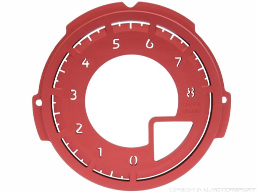 MX-5 Tachometer / Speedometer Dial Face Bordeaux