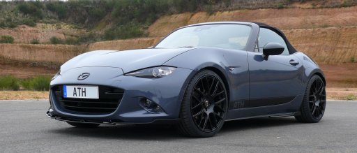 MX-5 Micro Seitenflaps -Version 2 schwarz matt