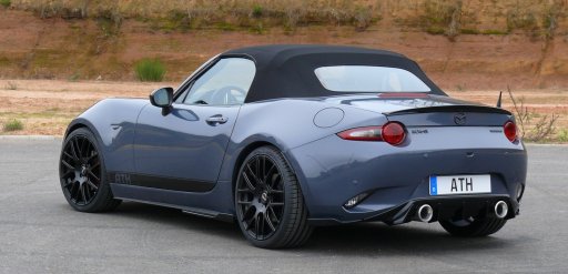 MX-5 Micro Seitenflaps -Version 2 schwarz matt