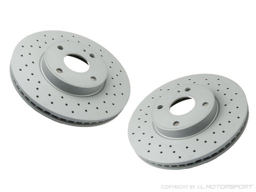 MX-5 Brake disc kit  type X perforated front MK4 1,5 Ltr.