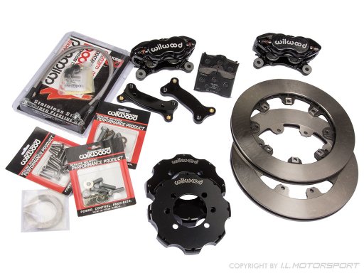 MX-5 Wilwood Forged Dynalite Big Brake Front Brake Kit (Hat) black finish MK4