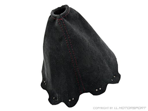 Geanodiseerde verlichte schakelknop met Alcantara schakelzak ND