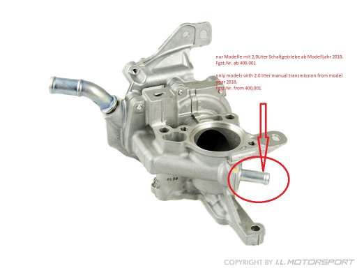 MX-5 water pump kmpl. MK4 184 HP