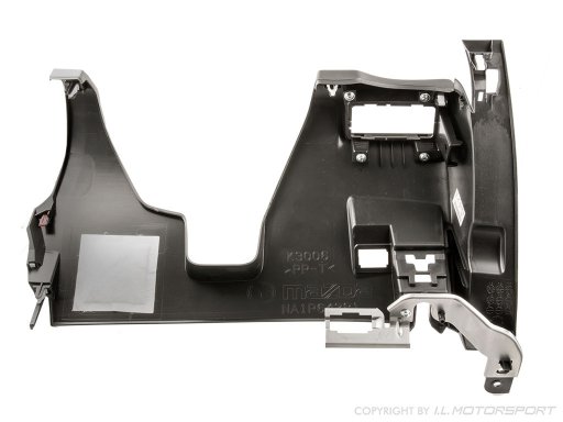 MX-5 Dashboard onderste deel bestuurderszijde ND 2015-2019 Vinyl zwart - LHD