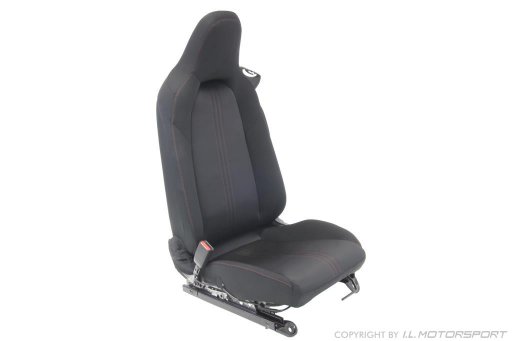 MX-5 Set Of Two Fabric Version Seats left / right - Red Stitching with side airbag