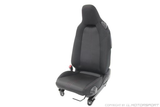 MX-5 Set Of Two Fabric Version Seats left / right - Red Stitching with side airbag