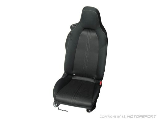 MX-5 Set Of Fabric Version Two Seats left / right - silver Stitching with side airbag