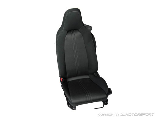 MX-5 Set Of Fabric Version Two Seats left / right - silver Stitching with side airbag