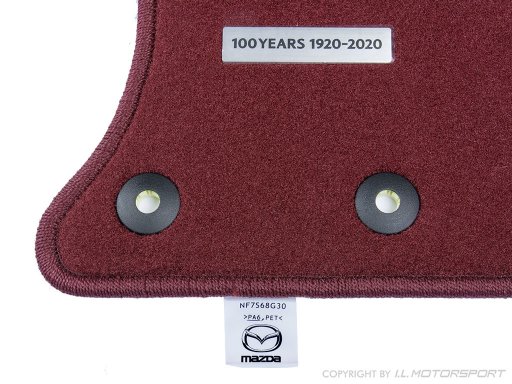 MX-5 Mat Set Red MK4 - OEM - left-hand drive *100*