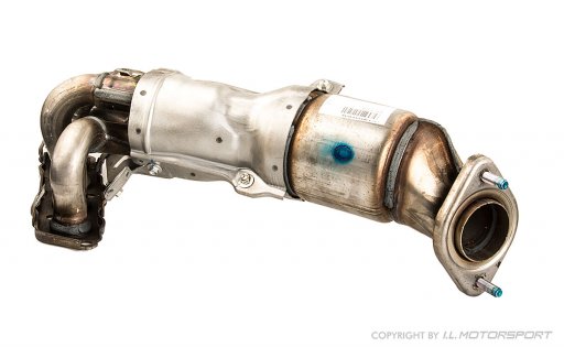 MX-5 exhaust manifold with pre-catalytic converter. MK4 1.5L from 2018 onwards