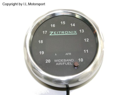 ZR-2 Multi Gauge Zilveren Ring Blauwe Cijfers Zeitronix