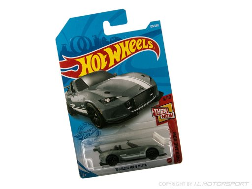 MX-5 modelauto Hot Wheels MK4 metallic zilver 1:64