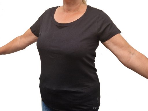 Mazda Dames Basic T-shirt zwart L