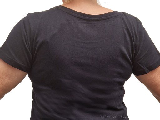 Mazda Dames Basic T-shirt zwart XL