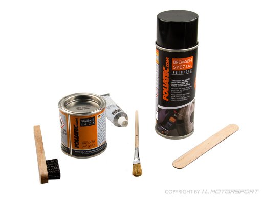 MX-5 Foliatec BRAKE Caliper Lacquer - orange - 7 piece kit