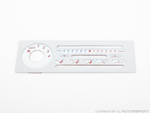 MX-5 Heater control Panel