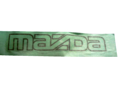 MX-5 Mazda Genuine Sticker / Bumper dark gray