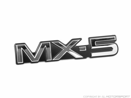 MX-5 Emblem Heckblende NA links