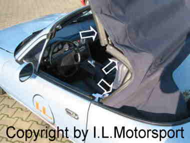 MX-5 Hood Side Seal Front Right