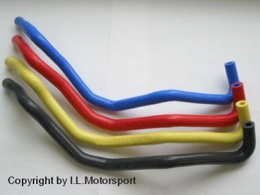 Hose from thermostat housing to throttle Yellow