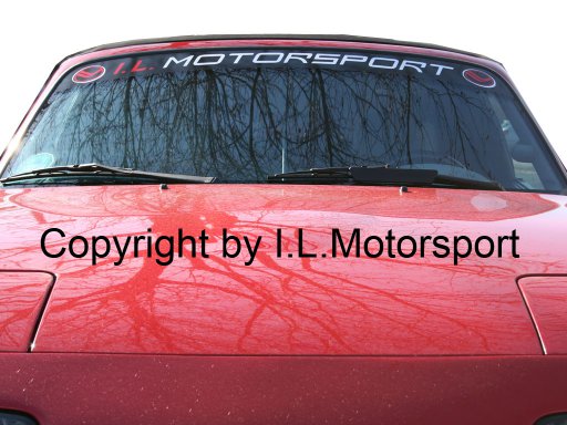 I.L.Motorsport sticker swart