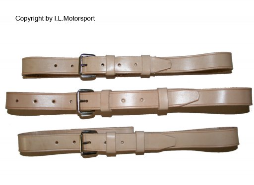 Tan Leather Luggage Straps for NAB-2355