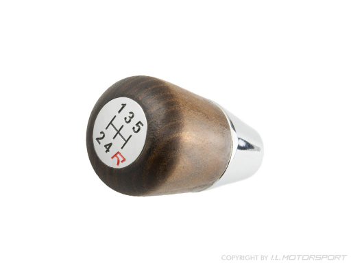 MX-5 Wooden Shift Knob 5 Gear with chromed inlay