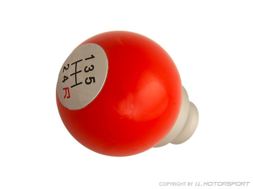 MX-5 shift knob snooker anodized / red 5 speed