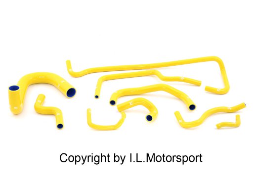 I.L.Motorsport Silicone Hose Set 9 Pieces Yellow