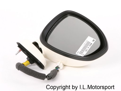MX-5 Door Mirror Right Side Electric & Heated White A5M