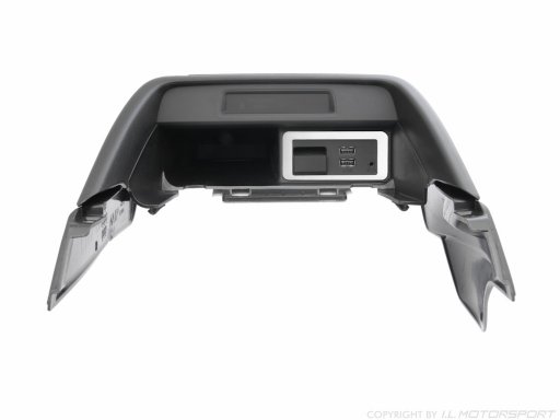 MX-5 Messing USB / AUX Blende Mittelkonsole silber I.L.Motorsport