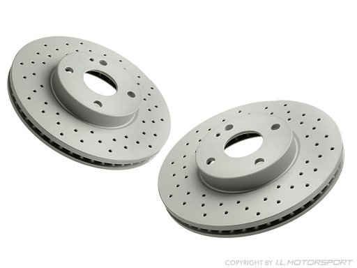 MX-5 Brake disc set type X perforated front MK4 2,0 Ltr.