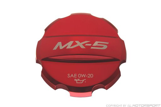 MX-5 Oil Filler Cap Red