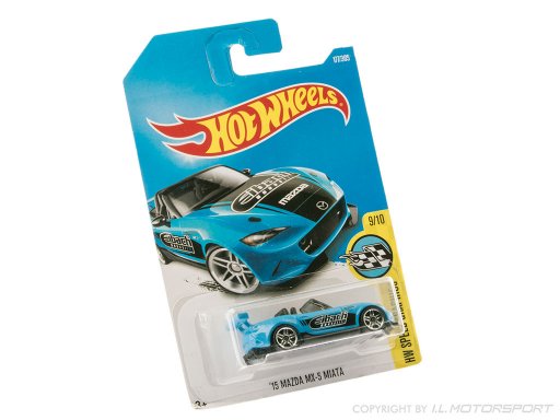 MX-5 modelauto Hot Wheels MK4 Blauw / Zwart 1:64