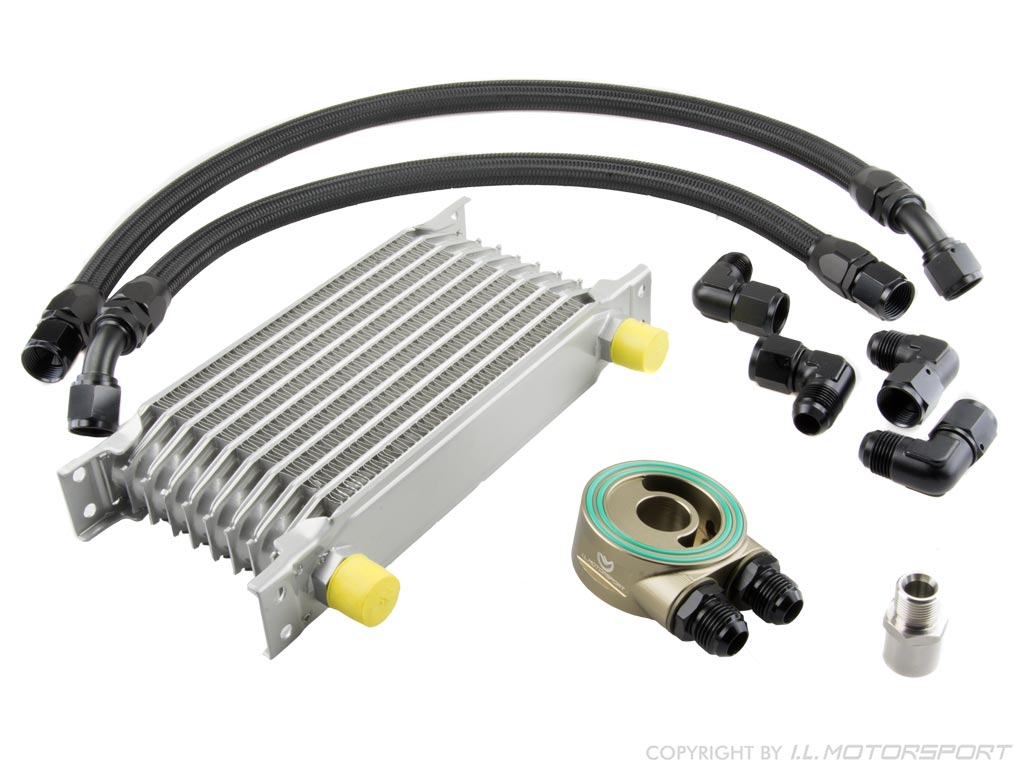 MX5 oil cooler set with Spal fan without thermostat