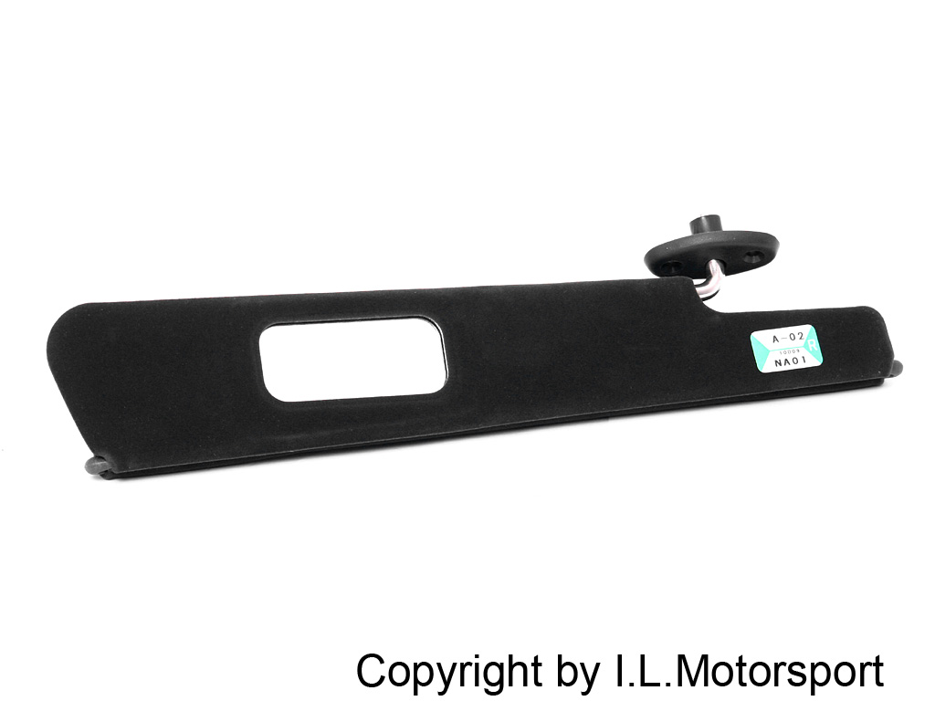 Front Right Passenger Sun Visor – Black – For Mazda MX-5 Miata (NE5169270D02)