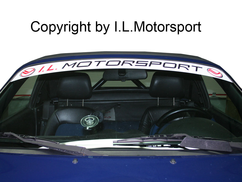 I.L.Motorsport Aufkleber weiß