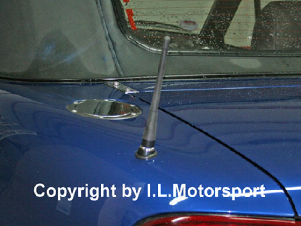EVGATSAUTO Auto-antenne, 3 Koolstofvezel Schroef Radio Korte antenne Antenne Geschikt voor universele auto-modificatie(Zwart