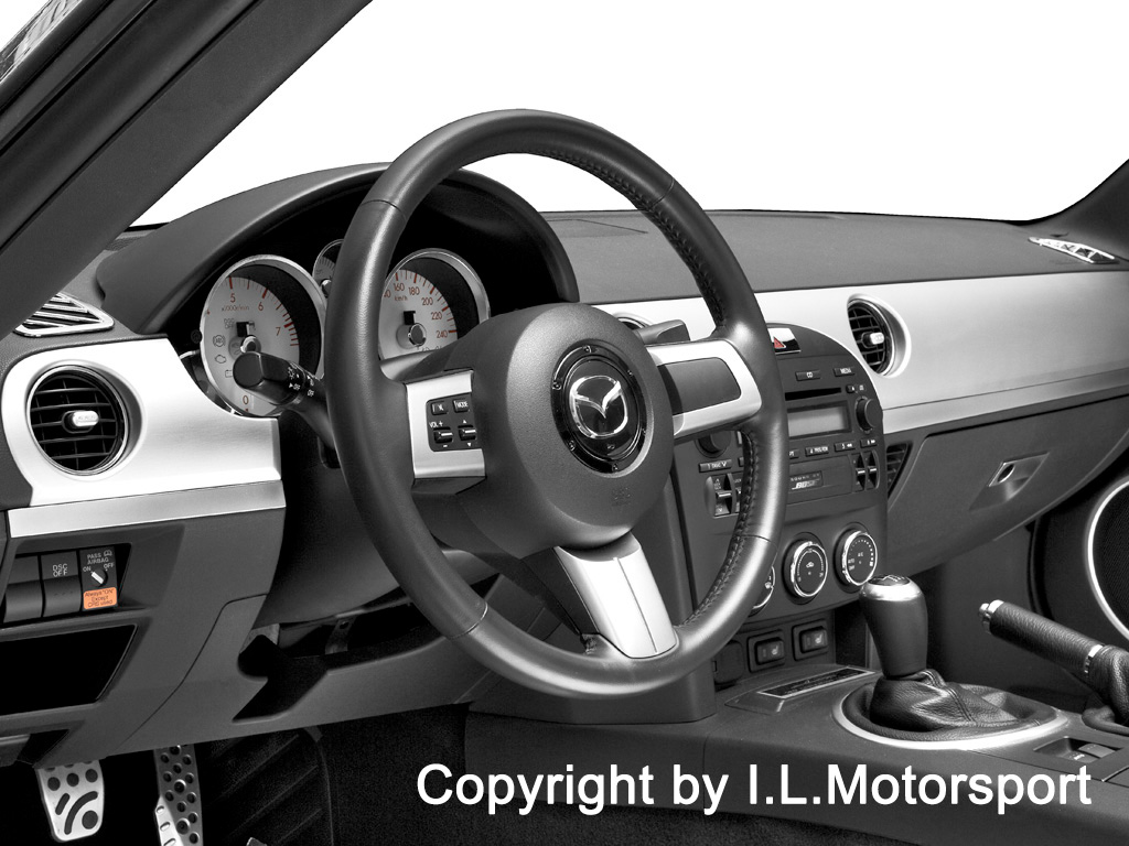 Kohlefaser Innenraum Verkleidung Aufkleber Central Consol Cd Armaturenbrett  Tür Getriebe Auto Zubehör Passend für Mazda Mx-5 Miata Mx5 Nc