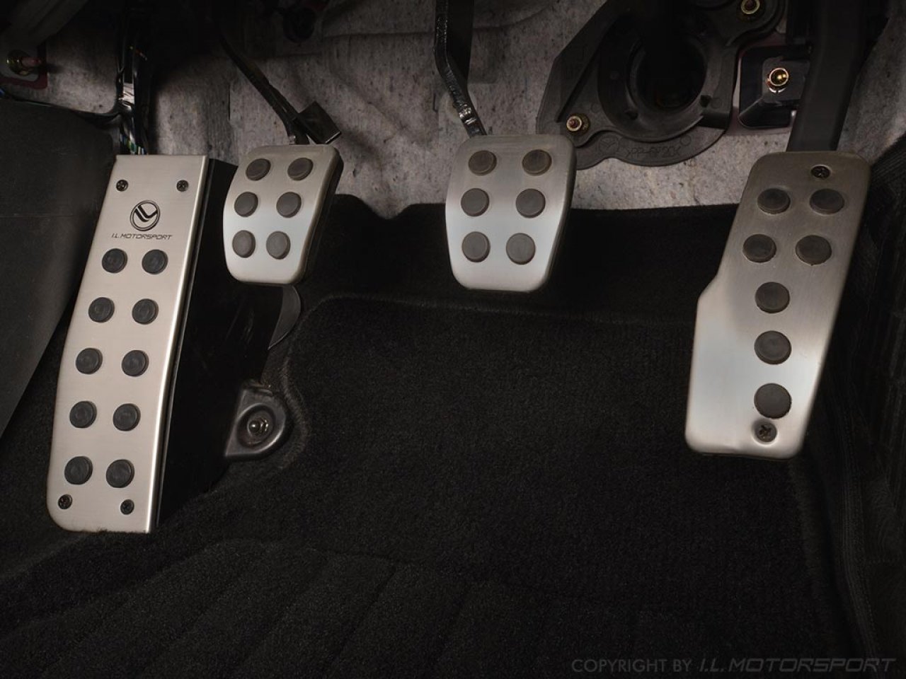 MX5 Aluminium Pedal Cover Set 4 Piece I.L.Motorsport