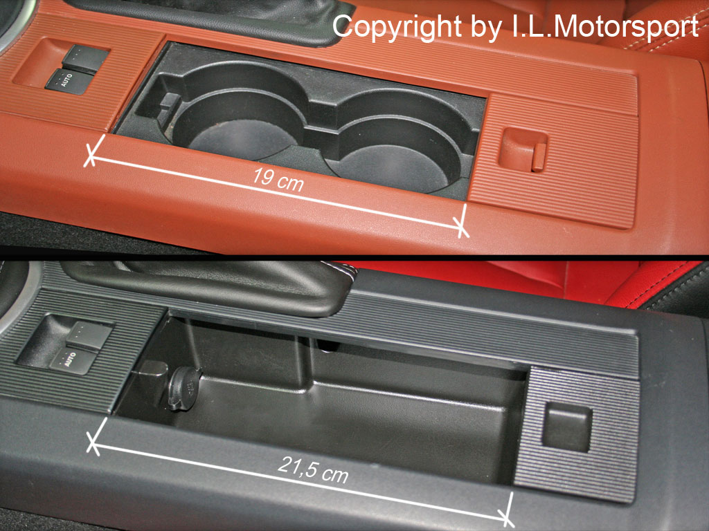 Mittelkonsolenstaufach Mit 12V-Steckdose Für Mazda MX-5 NC - Braun
