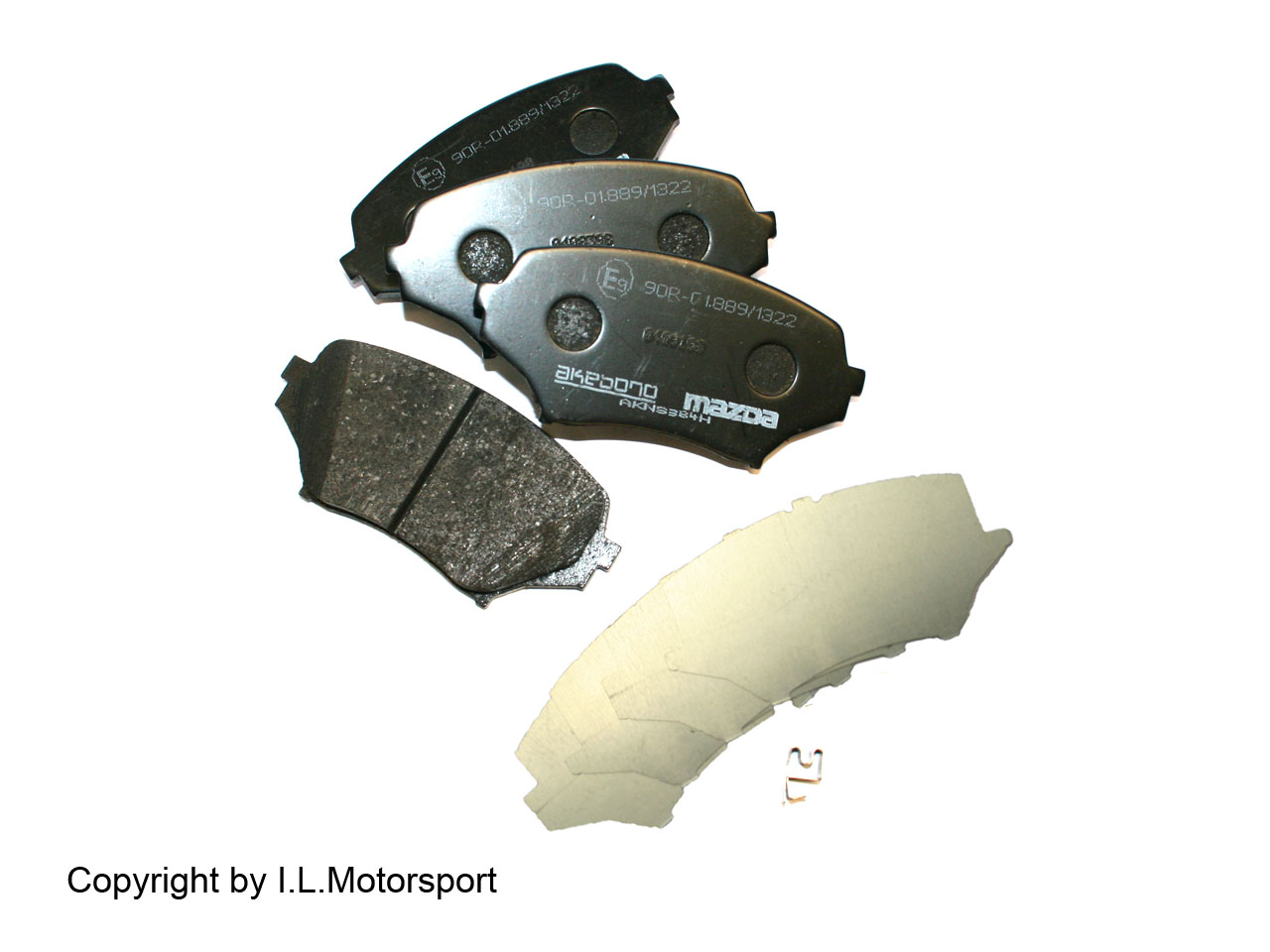 MX5 Brake Pad Set Front Genuine Mazda Europe