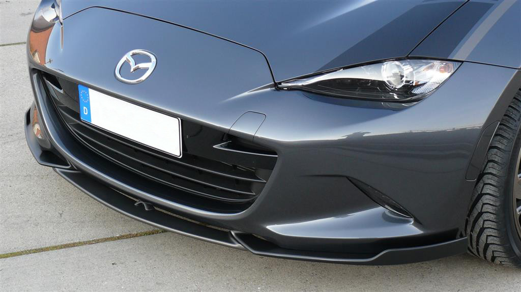 Fit FOR Mazda Miata MX-5 4th Front Bumper Air Dam Gille Trim GX GT Dry Carbon 